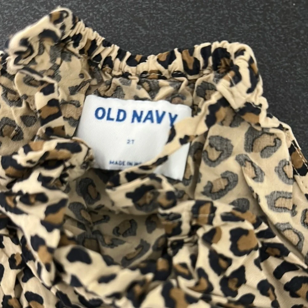Old Navy Leopard Print Tank Top